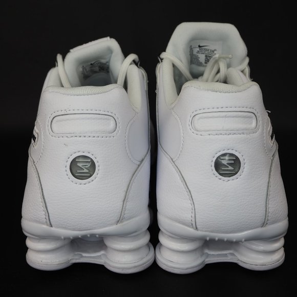 Nike Shox NZ EU Low Mens Running Shoes White Black - Picture 6 of 12